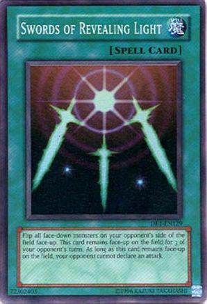Swords of Revealing Light (DB1-EN129) - Dark Beginning 1 Unlimited - Premium Yugioh Single from Konami - Just $7.08! Shop now at Game Crave Tournament Store