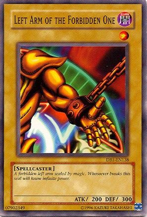 Left Arm of the Forbidden One (DB1-EN138) - Dark Beginning 1 Unlimited - Premium Yugioh Single from Konami - Just $1.92! Shop now at Game Crave Tournament Store