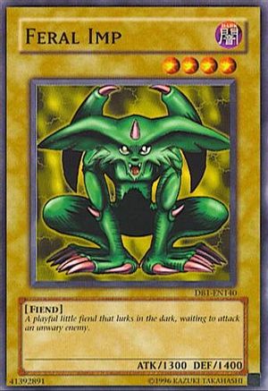 Feral Imp (DB1-EN140) - Dark Beginning 1 Unlimited - Premium Yugioh Single from Konami - Just $0.25! Shop now at Game Crave Tournament Store