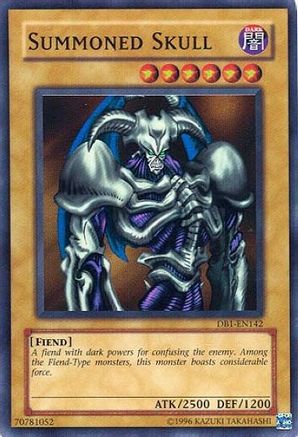 Summoned Skull (DB1-EN142) - Dark Beginning 1 Unlimited - Premium Yugioh Single from Konami - Just $7.38! Shop now at Game Crave Tournament Store