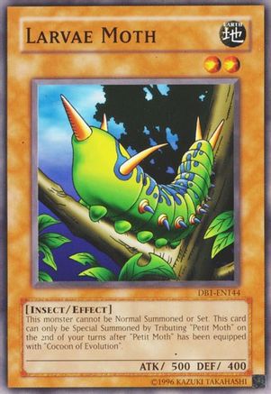 Larvae Moth (DB1-EN144) - Dark Beginning 1 Unlimited - Premium Yugioh Single from Konami - Just $0.27! Shop now at Game Crave Tournament Store