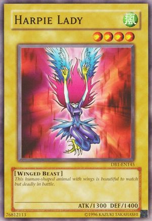 Harpie Lady (DB1-EN145) - Dark Beginning 1 Unlimited - Premium Yugioh Single from Konami - Just $0.40! Shop now at Game Crave Tournament Store