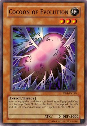 Cocoon of Evolution (DB1-EN148) - Dark Beginning 1 Unlimited - Premium Yugioh Single from Konami - Just $0.42! Shop now at Game Crave Tournament Store