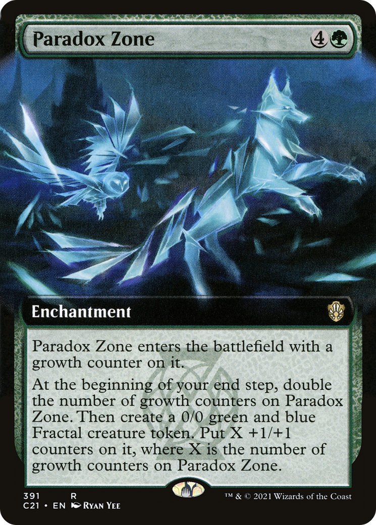 Paradox Zone (C21-391) - Commander 2021: (Extended Art) - Premium MTG Single from Wizards of the Coast - Just $0.38! Shop now at Game Crave Tournament Store