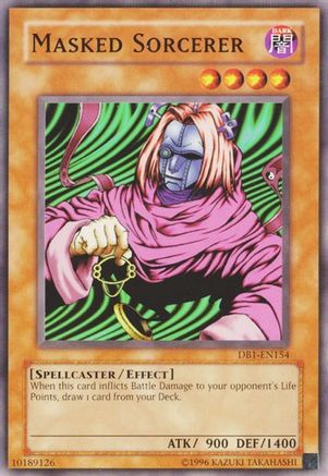 Masked Sorcerer (DB1-EN154) - Dark Beginning 1 Unlimited - Premium Yugioh Single from Konami - Just $0.32! Shop now at Game Crave Tournament Store