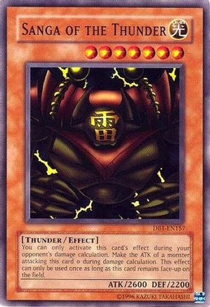 Sanga of the Thunder (DB1-EN157) - Dark Beginning 1 Unlimited - Premium Yugioh Single from Konami - Just $0.31! Shop now at Game Crave Tournament Store