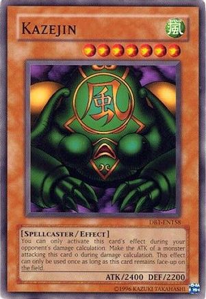 Kazejin (DB1-EN158) - Dark Beginning 1 Unlimited - Premium Yugioh Single from Konami - Just $0.27! Shop now at Game Crave Tournament Store