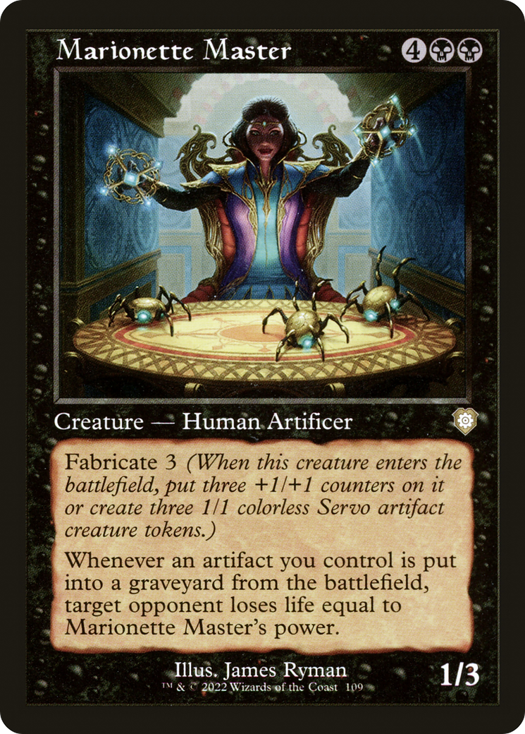 Marionette Master (BRC-109) - The Brothers' War Commander - Premium MTG Single from Wizards of the Coast - Just $0.57! Shop now at Game Crave Tournament Store