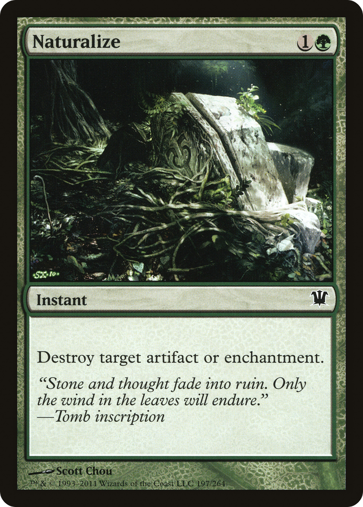 Naturalize (ISD-197) - Innistrad Foil - Premium MTG Single from Wizards of the Coast - Just $0.08! Shop now at Game Crave Tournament Store