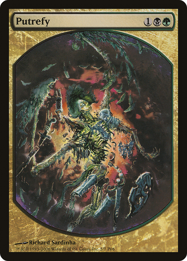 Putrefy (P06-005) - Magic Player Rewards 2006 - Premium MTG Single from Wizards of the Coast - Just $1.18! Shop now at Game Crave Tournament Store
