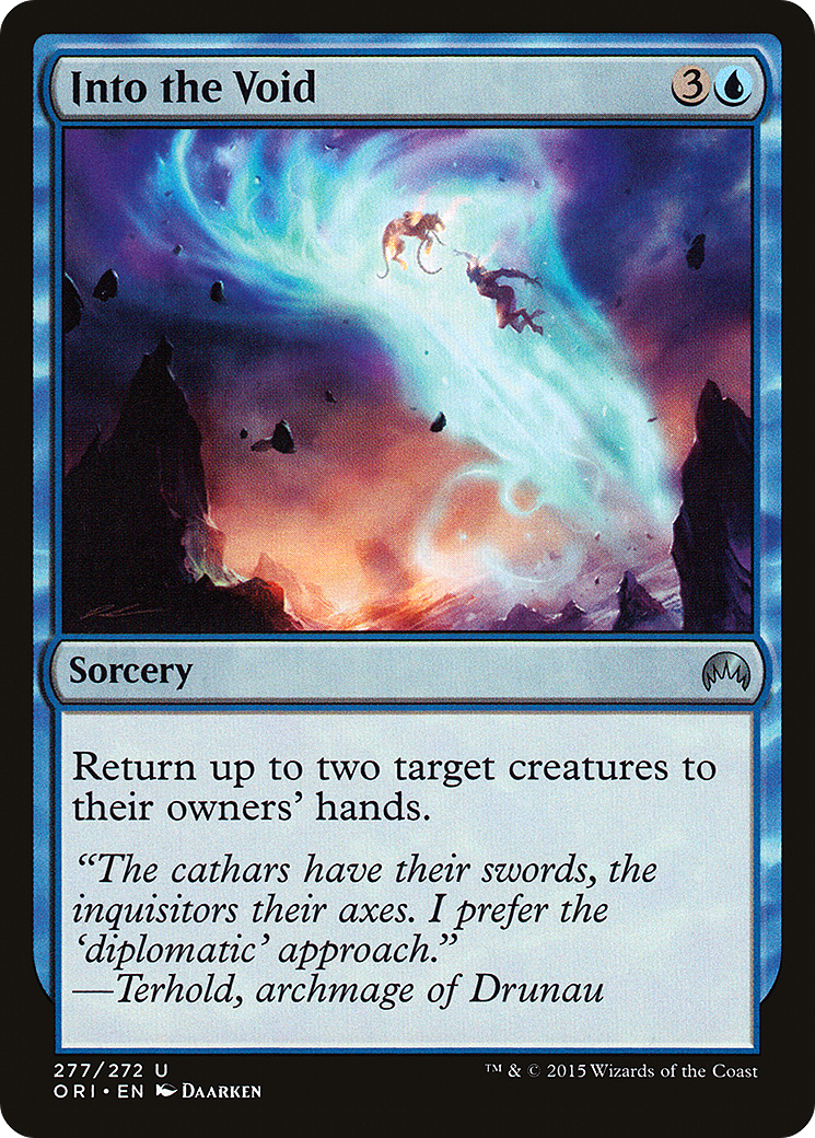 Into the Void (ORI-277) - Magic Origins - Premium MTG Single from Wizards of the Coast - Just $0.08! Shop now at Game Crave Tournament Store