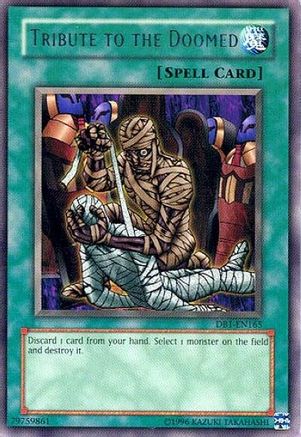 Tribute to The Doomed (DB1-EN165) - Dark Beginning 1 Unlimited - Premium Yugioh Single from Konami - Just $0.37! Shop now at Game Crave Tournament Store