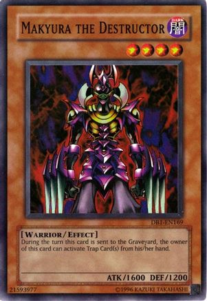Makyura the Destructor (DB1-EN169) - Dark Beginning 1 Unlimited - Premium Yugioh Single from Konami - Just $14.30! Shop now at Game Crave Tournament Store