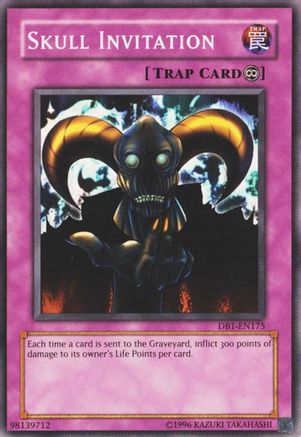Skull Invitation (DB1-EN175) - Dark Beginning 1 Unlimited - Premium Yugioh Single from Konami - Just $0.26! Shop now at Game Crave Tournament Store