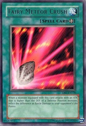 Fairy Meteor Crush (DB1-EN178) - Dark Beginning 1 Unlimited - Premium Yugioh Single from Konami - Just $0.35! Shop now at Game Crave Tournament Store