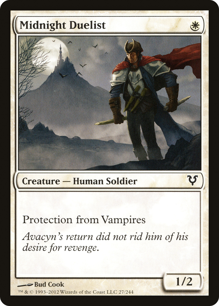 Midnight Duelist (AVR-027) - Avacyn Restored - Premium MTG Single from Wizards of the Coast - Just $0.08! Shop now at Game Crave Tournament Store