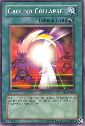 Ground Collapse (DB1-EN184) - Dark Beginning 1 Unlimited - Premium Yugioh Single from Konami - Just $0.29! Shop now at Game Crave Tournament Store