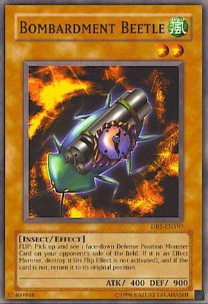 Bombardment Beetle (DB1-EN197) - Dark Beginning 1 Unlimited - Premium Yugioh Single from Konami - Just $0.24! Shop now at Game Crave Tournament Store