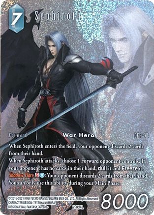 Sephiroth (Full Art) (BOSS DECK: CHAOS) Foil - Premium Final Fantasy Single from Boss Deck: Chaos - Just $3.27! Shop now at Game Crave Tournament Store
