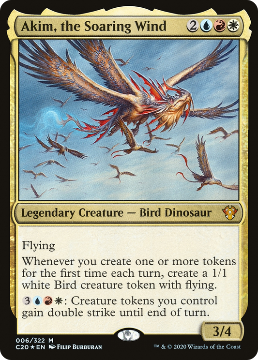 Akim, the Soaring Wind (C20-006) - Commander 2020 - Premium MTG Single from Wizards of the Coast - Just $0.08! Shop now at Game Crave Tournament Store