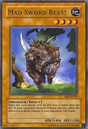 Mad Sword Beast (DB1-EN201) - Dark Beginning 1 Unlimited - Premium Yugioh Single from Konami - Just $0.27! Shop now at Game Crave Tournament Store