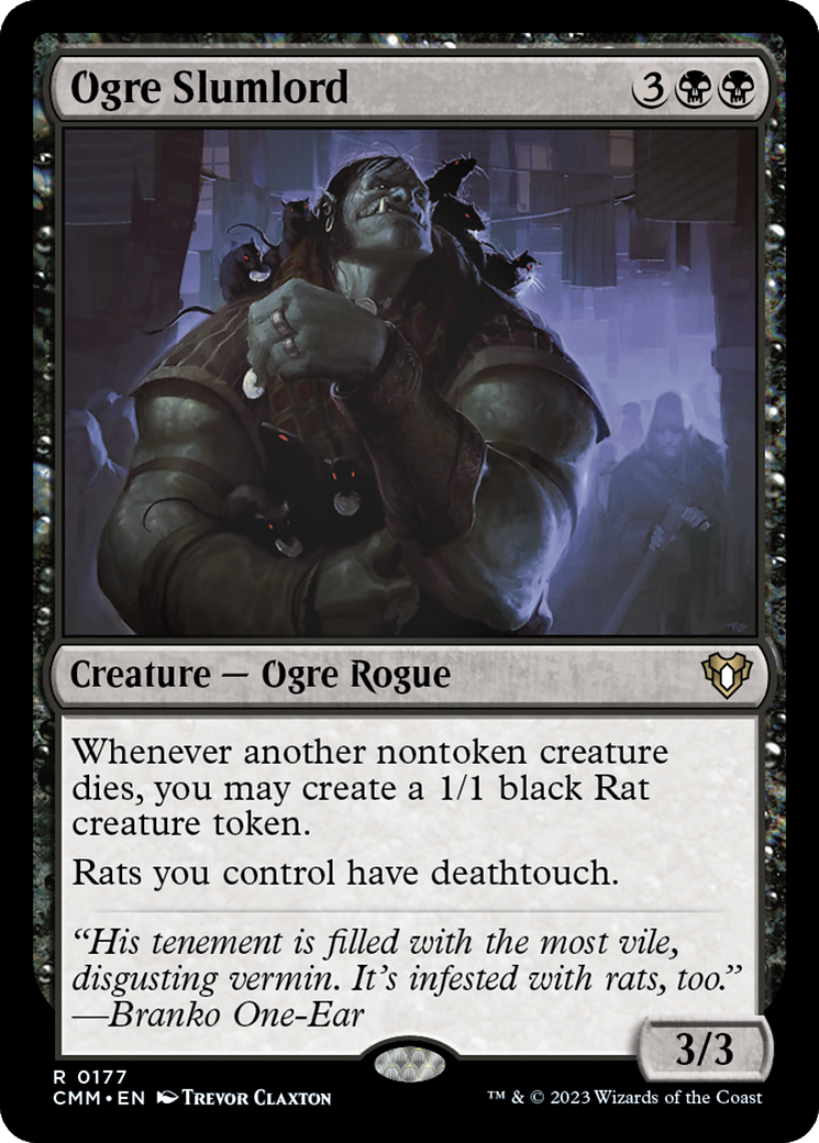 Ogre Slumlord (CMM-177) - Commander Masters - Premium MTG Single from Wizards of the Coast - Just $0.08! Shop now at Game Crave Tournament Store