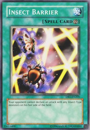 Insect Barrier (DB1-EN205) - Dark Beginning 1 Unlimited - Premium Yugioh Single from Konami - Just $0.27! Shop now at Game Crave Tournament Store