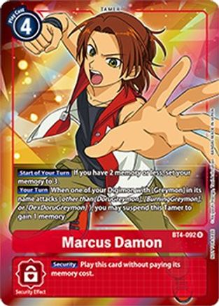 Marcus Damon (Box Topper) (BT4-092) - Great Legend Foil - Premium Digimon Single from Bandai - Just $0.35! Shop now at Game Crave Tournament Store