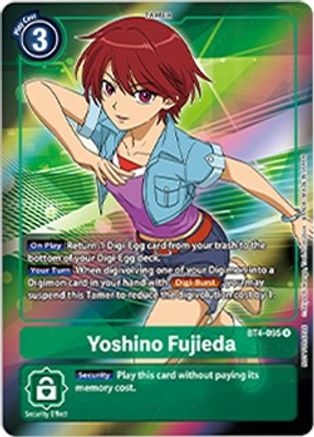 Yoshino Fujieda (Box Topper) (BT4-095) - Great Legend Foil - Premium Digimon Single from Bandai - Just $0.09! Shop now at Game Crave Tournament Store
