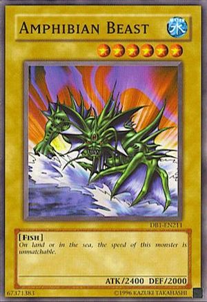 Amphibian Beast (DB1-EN211) - Dark Beginning 1 Unlimited - Premium Yugioh Single from Konami - Just $0.34! Shop now at Game Crave Tournament Store