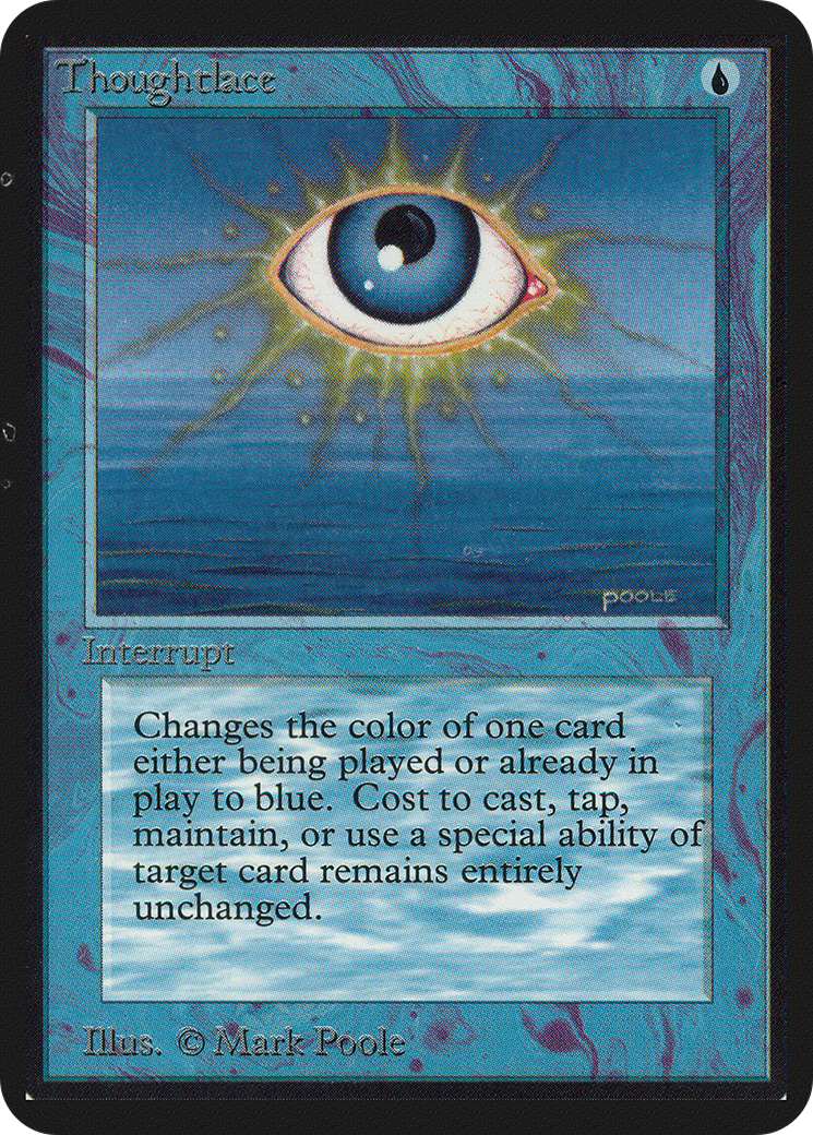 Thoughtlace (LEA-082) - Limited Edition Alpha - Premium MTG Single from Wizards of the Coast - Just $33.60! Shop now at Game Crave Tournament Store