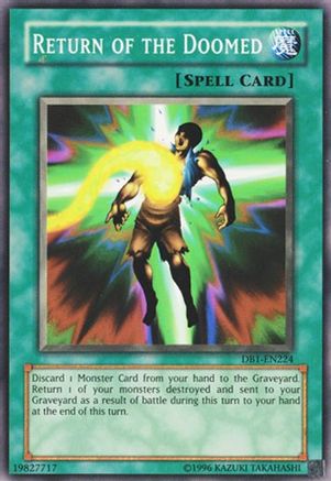 Return of the Doomed (DB1-EN224) - Dark Beginning 1 Unlimited - Premium Yugioh Single from Konami - Just $0.25! Shop now at Game Crave Tournament Store
