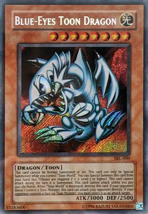 Blue-Eyes Toon Dragon (SRL-000) (SRL-000) - Spell Ruler Unlimited - Premium Yugioh Single from Konami - Just $16.08! Shop now at Game Crave Tournament Store