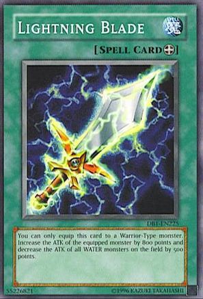 Lightning Blade (DB1-EN225) - Dark Beginning 1 Unlimited - Premium Yugioh Single from Konami - Just $0.25! Shop now at Game Crave Tournament Store