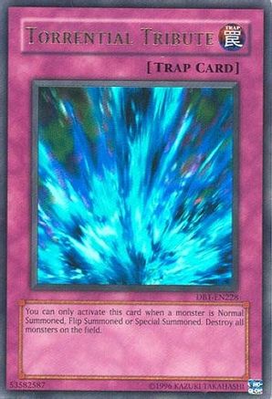 Torrential Tribute (DB1-EN228) - Dark Beginning 1 Unlimited - Premium Yugioh Single from Konami - Just $8.36! Shop now at Game Crave Tournament Store