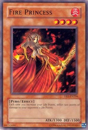 Fire Princess (DB1-EN234) - Dark Beginning 1 Unlimited - Premium Yugioh Single from Konami - Just $0.91! Shop now at Game Crave Tournament Store