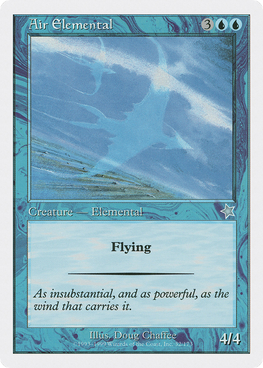 Air Elemental (S99-032) - Starter 1999 - Premium MTG Single from Wizards of the Coast - Just $0.11! Shop now at Game Crave Tournament Store