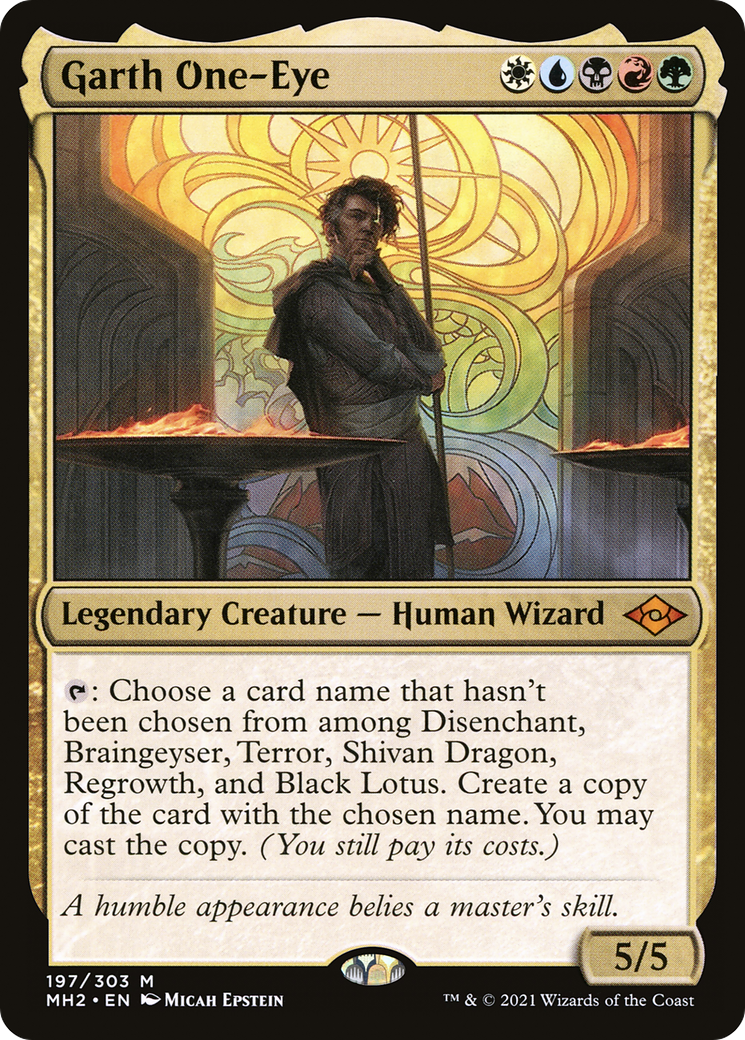 Garth One-Eye (MH2-197) - Modern Horizons 2 - Premium MTG Single from Wizards of the Coast - Just $0.08! Shop now at Game Crave Tournament Store
