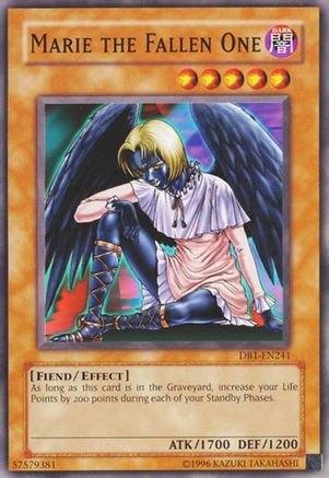 Marie the Fallen One (DB1-EN241) - Dark Beginning 1 Unlimited - Premium Yugioh Single from Konami - Just $0.49! Shop now at Game Crave Tournament Store