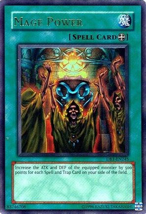 Mage Power (DB1-EN245) - Dark Beginning 1 Unlimited - Premium Yugioh Single from Konami - Just $10.51! Shop now at Game Crave Tournament Store