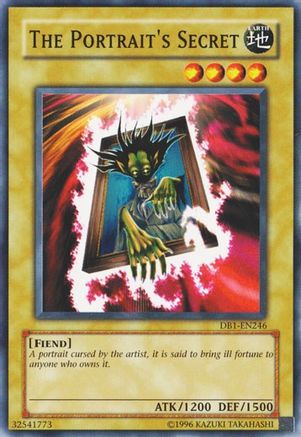 The Portrait's Secret (DB1-EN246) - Dark Beginning 1 Unlimited - Premium Yugioh Single from Konami - Just $0.35! Shop now at Game Crave Tournament Store
