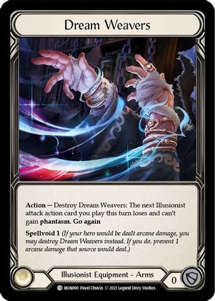 Dream Weavers (MON090) - Monarch 1st Edition Cold Foil - Premium Flesh And Blood Single from Legend Story Studios - Just $2.58! Shop now at Game Crave Tournament Store