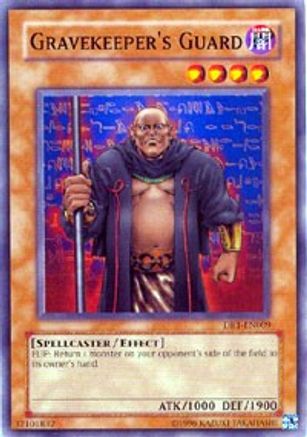Gravekeeper's Guard (DR1-EN009) - Dark Revelation Volume 1 Unlimited - Premium Yugioh Single from Konami - Just $0.50! Shop now at Game Crave Tournament Store