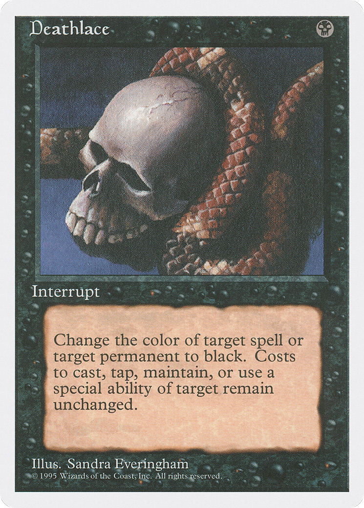 Deathlace (4ED-131) - Fourth Edition - Premium MTG Single from Wizards of the Coast - Just $0.08! Shop now at Game Crave Tournament Store