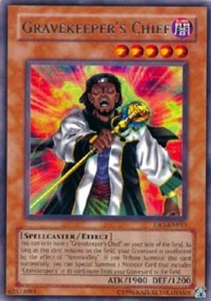 Gravekeeper's Chief (DR1-EN013) - Dark Revelation Volume 1 Unlimited - Premium Yugioh Single from Konami - Just $0.26! Shop now at Game Crave Tournament Store