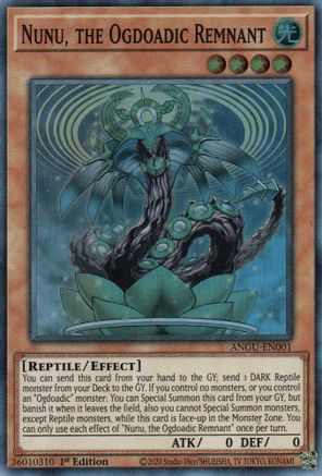 Nunu, the Ogdoadic Remnant (ANGU-EN001) - Ancient Guardians 1st Edition - Premium Yugioh Single from Konami - Just $0.94! Shop now at Game Crave Tournament Store
