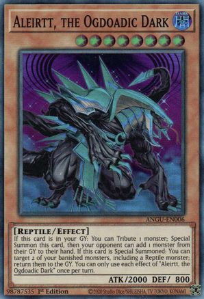 Aleirtt, the Ogdoadic Dark (ANGU-EN006) - Ancient Guardians 1st Edition - Premium Yugioh Single from Konami - Just $0.25! Shop now at Game Crave Tournament Store