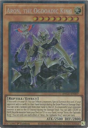 Aron, the Ogdoadic King (CR) (ANGU-EN007) - Ancient Guardians 1st Edition - Premium Yugioh Single from Konami - Just $1.46! Shop now at Game Crave Tournament Store