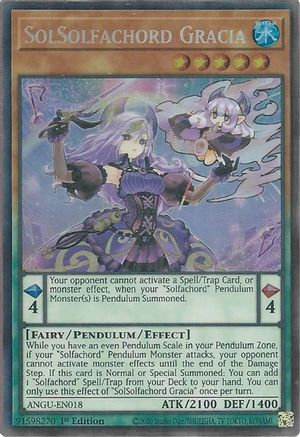 SolSolfachord Gracia (CR) (ANGU-EN018) - Ancient Guardians 1st Edition - Premium Yugioh Single from Konami - Just $3.86! Shop now at Game Crave Tournament Store
