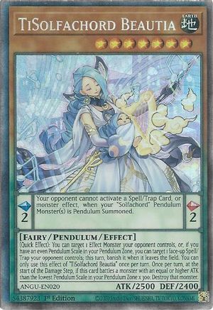 TiSolfachord Beautia (CR) (ANGU-EN020) - Ancient Guardians 1st Edition - Premium Yugioh Single from Konami - Just $8.11! Shop now at Game Crave Tournament Store